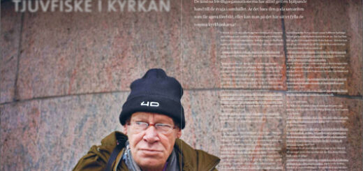 Kyrkor i Malmö försöker värva hemlöse Hans Olsson själ. De lockar med smörgåsar för att få med honom på deras Gudstjänster. Men än så länge har hans själ inte nappat. Foto: Åsa Wallin.